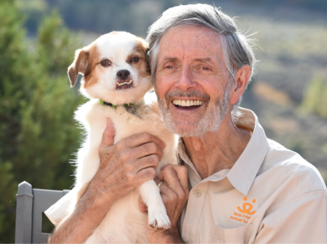 gregory with dog